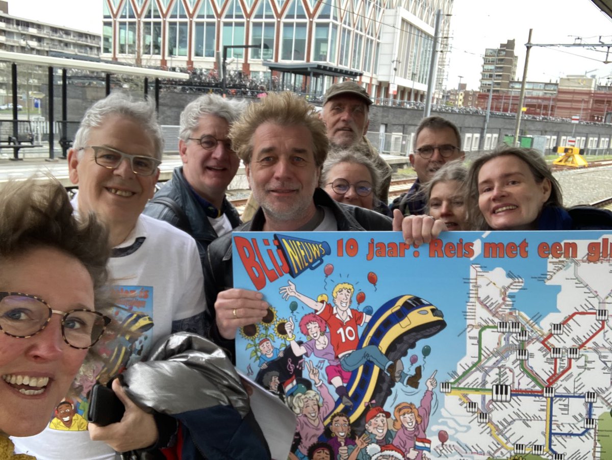 htbgouda's tweet image. 10 jaar Blij Nieuws. Een rondje trein met Blij Gezang. ⁦@blijnieuws⁩