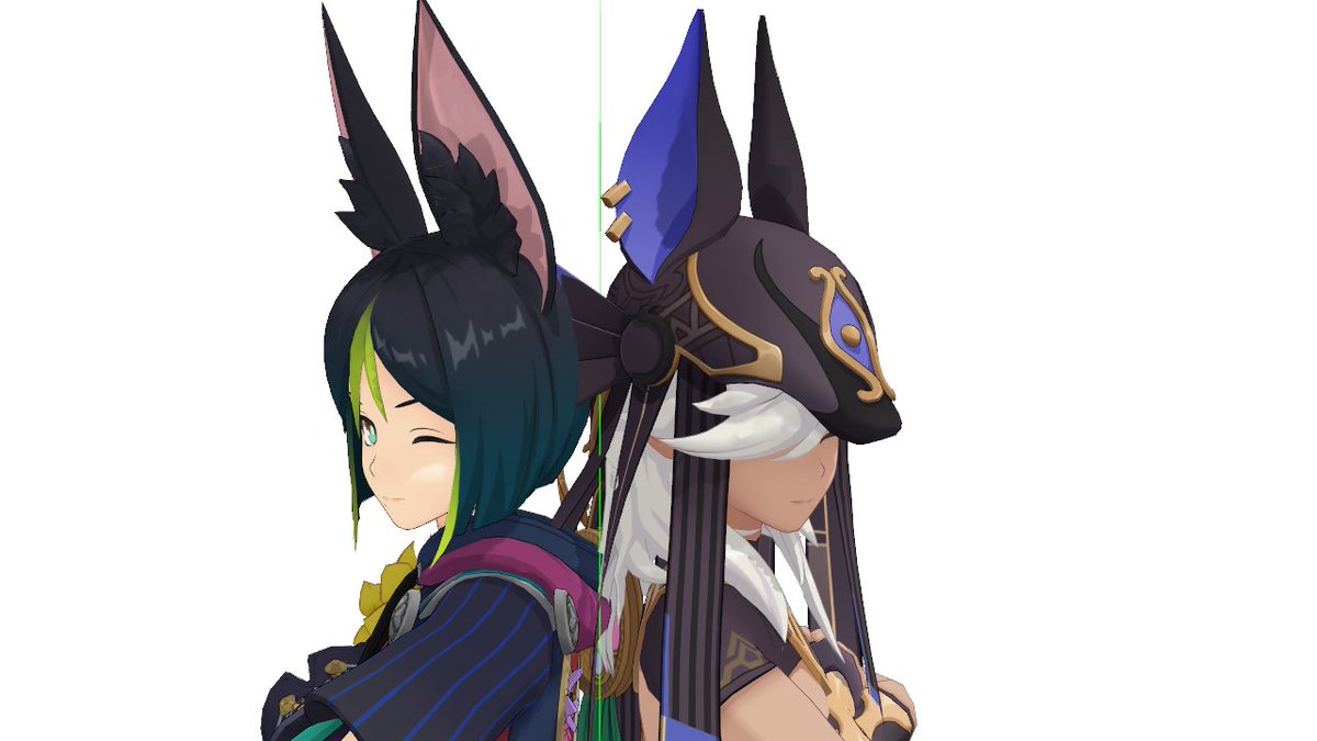 「マロでMMDのナートゥのモーション教えてくれた人ありがとうございます!仮でティナ」|Loniのイラスト