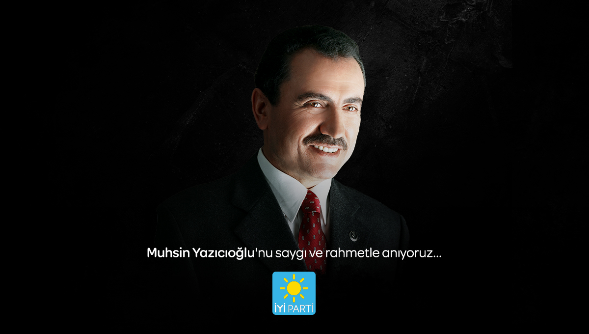 Türk siyasetinin dürüst ve yiğit evladı, 

Daima hakikat yolunda yürüyen büyük dava insanı #MuhsinYazıcıoğlu'nu saygı ve rahmetle anıyoruz...

Ruhu şad, mekânı cennet olsun.
