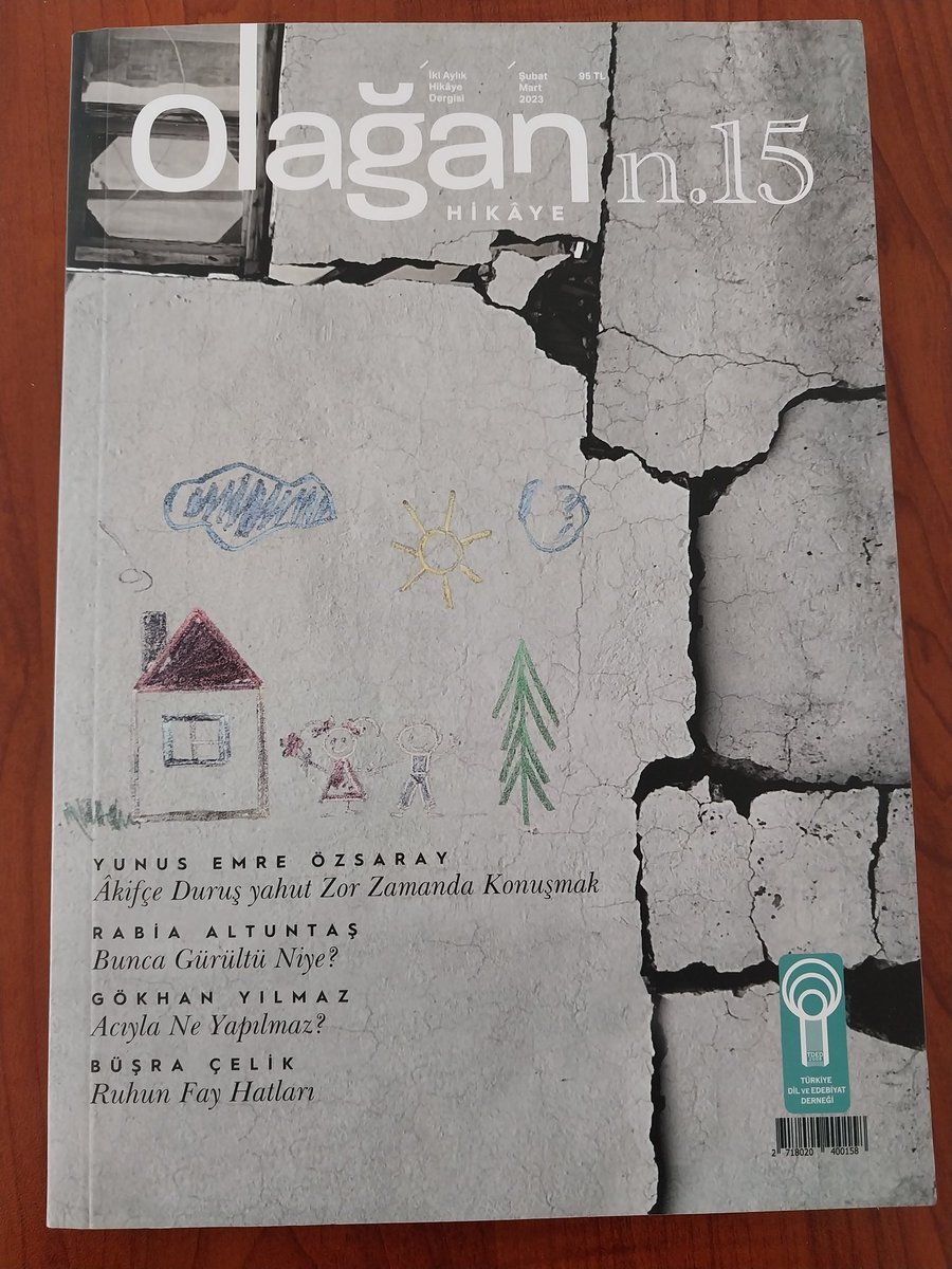 Olağan Hikâye dergisinin 15. sayısı yayımlandı. Bereketli okumalar dileriz.

Mart 2023