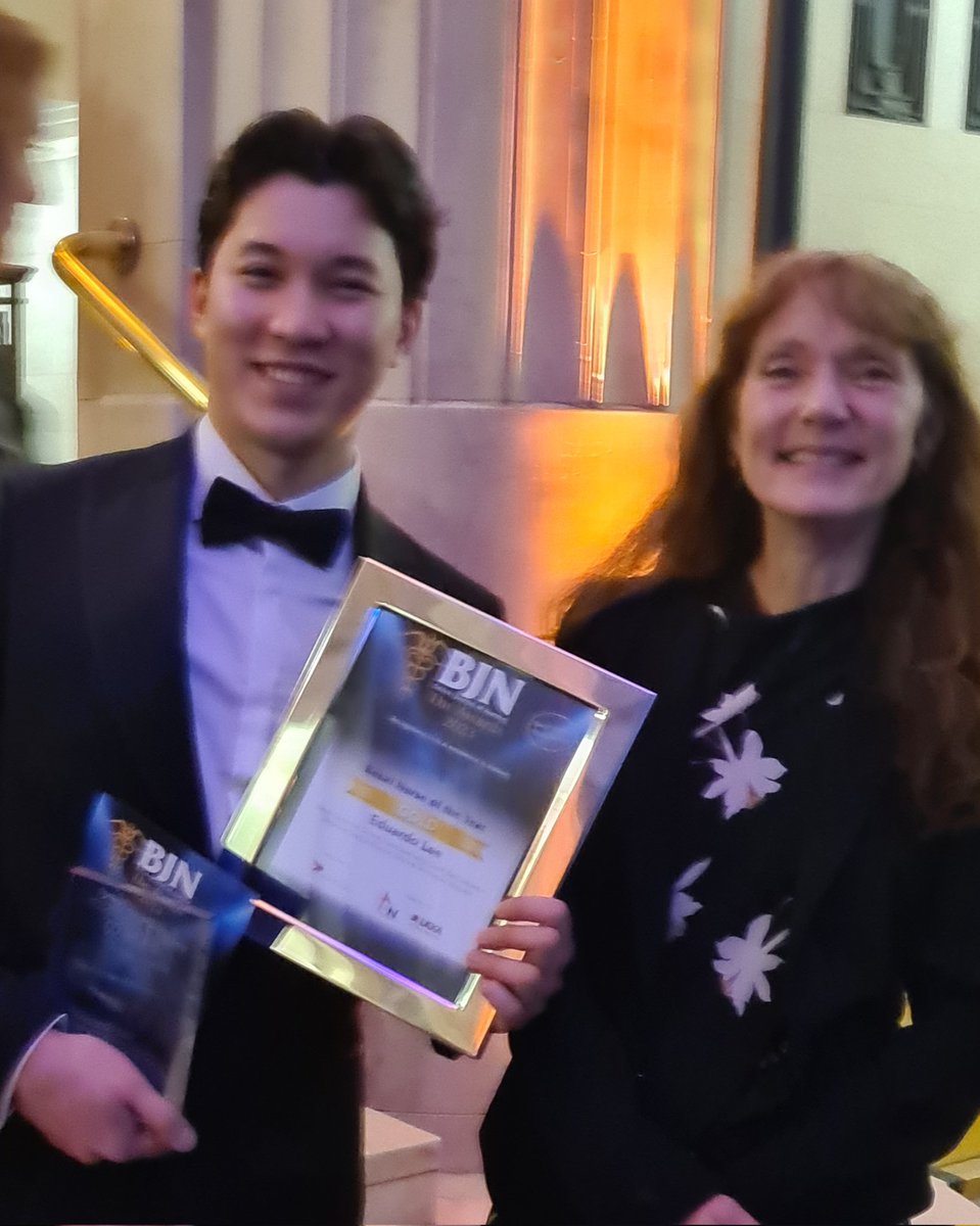 Thank you #BJNAwards for the Renal Nurse of the Year Award. 
@UKKidney @annukrenal
We are hoping that this recognition  bring awareness of how #nurses #midwives collaborate in improving genomics patient equity of access.
@GSTTevents @SEgenomics @NHSgms @2tbueser