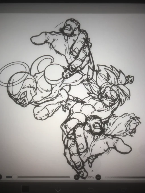 ドラゴンボール超最終回から5年!!さくっと描きます 