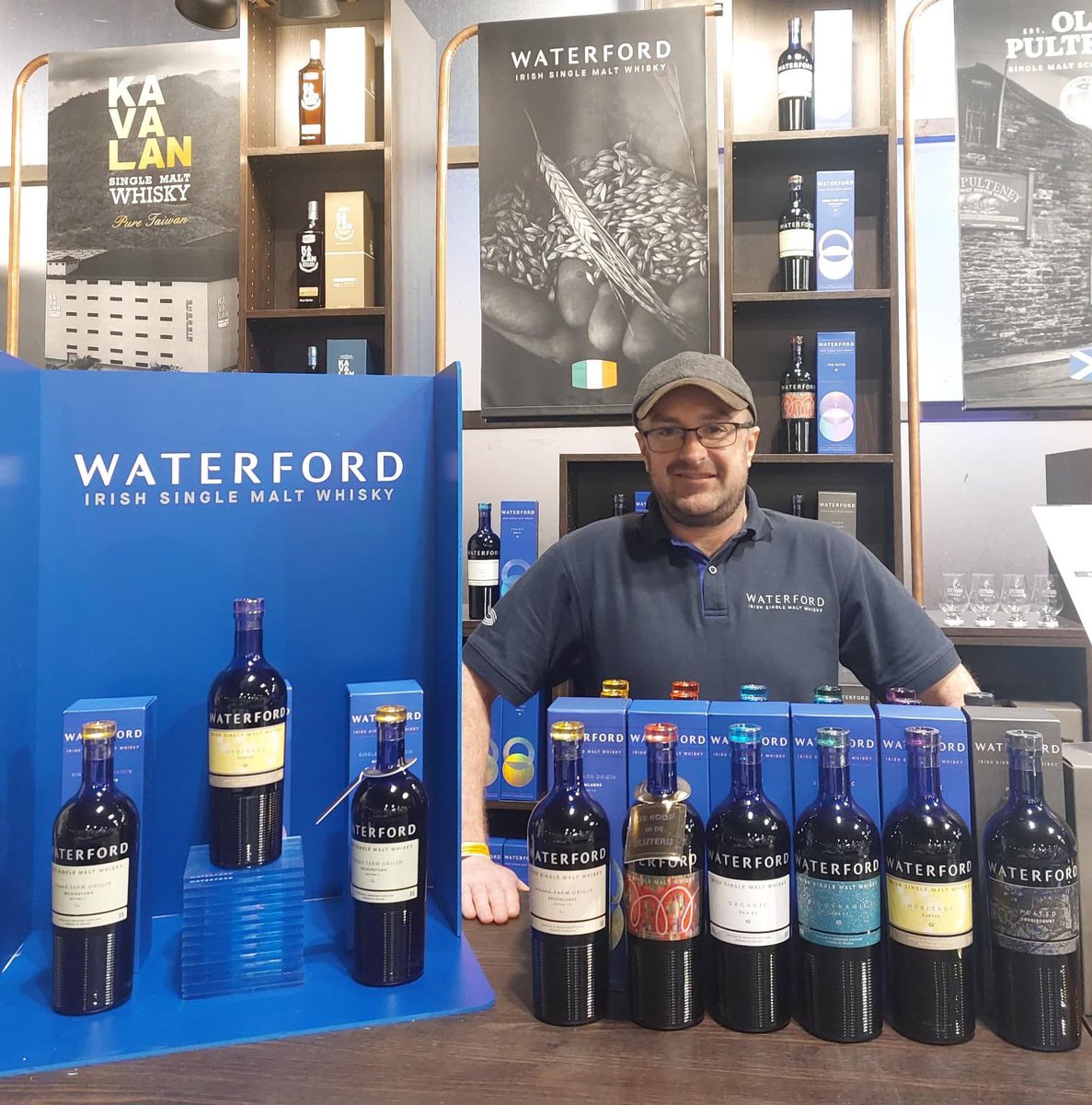 WaterfordWhisky's tweet photo. Head Brewer Neil set and ready at Whisky Festival Noord Nederland 2023. https://t.co/6pMmIDDDEo