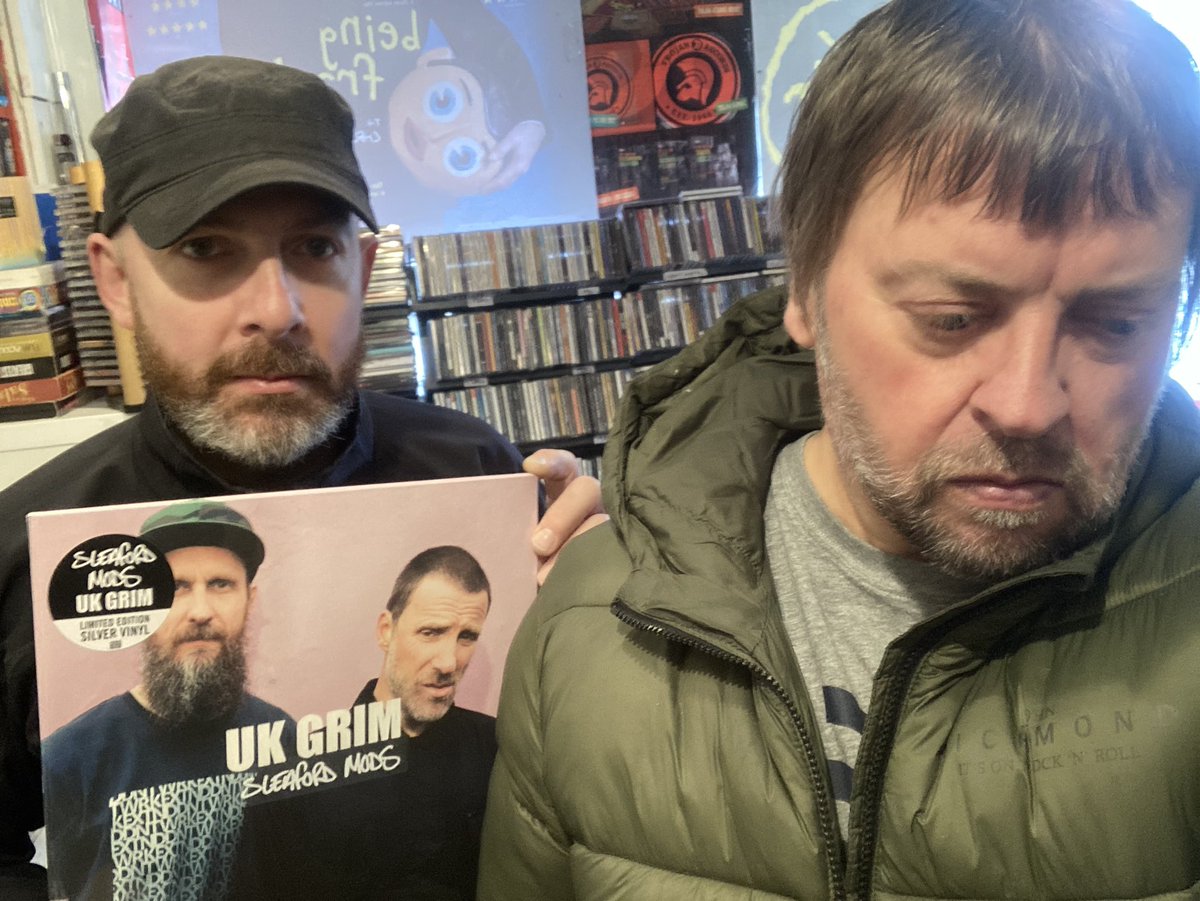 The mighty STRAND RECORDS are open today and we have <a href="/sleafordmods/">Sleaford Mods</a> UK GRIMM in stock on shiny sliver #vinyl