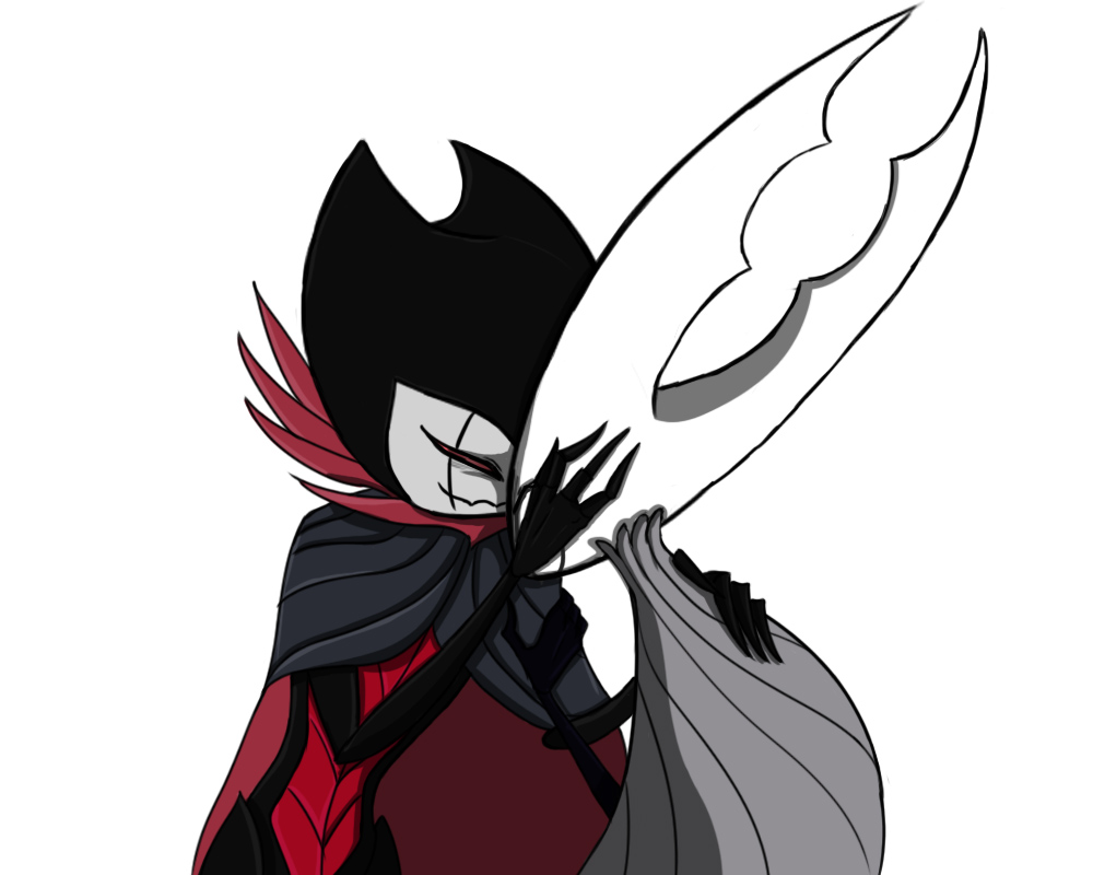 HatsSara's tweet photo. Grimm and Hollow are the only one who understand the other, both vessels for a demonic "God" such as NKG and Radiance.
#hollowknight #grimmhollow #hollowknightgrimm #hollowknightart https://t.co/CanZflk4GL