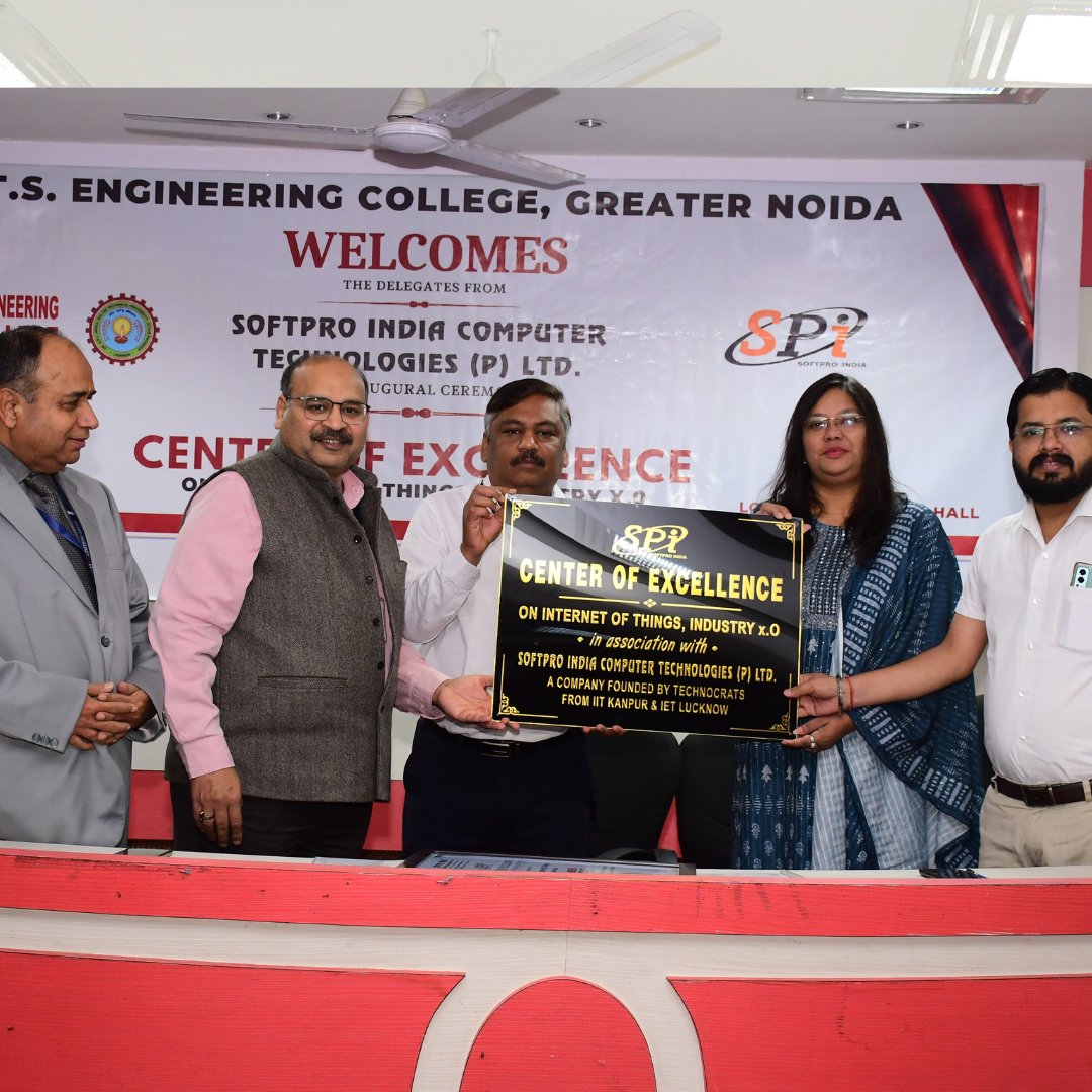 ITSEngggn's tweet photo. The Department of Computer Science and Engineering has signed an MoU with the Softpro India Computer Technologies Pvt. Ltd. to establish a Centre of Excellence on Internet of Things, Industry X.0 at our Institute.
#Cs  #ItsCollege #ItsEngineeringCollege #SoftproIndia #Btech #Mba https://t.co/7umEG8fL5Q