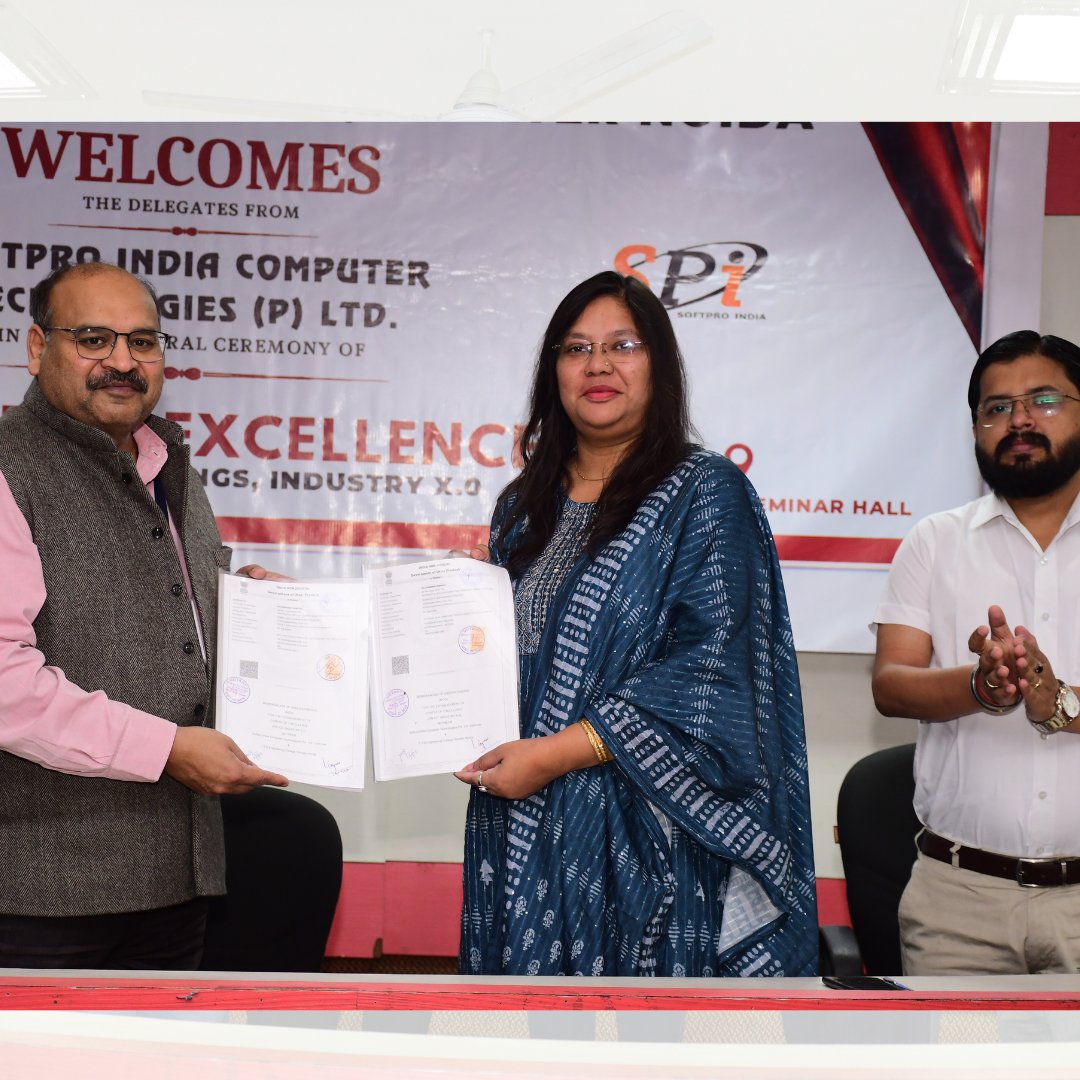 ITSEngggn's tweet photo. The Department of Computer Science and Engineering has signed an MoU with the Softpro India Computer Technologies Pvt. Ltd. to establish a Centre of Excellence on Internet of Things, Industry X.0 at our Institute.
#Cs  #ItsCollege #ItsEngineeringCollege #SoftproIndia #Btech #Mba https://t.co/7umEG8fL5Q