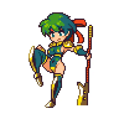 ドット絵 ロニ 4色から16色 