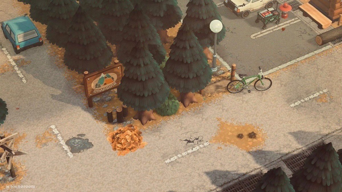 lounoroom's tweet photo. Sabots load 🚙🌲🌲

#AnimalCrossing #ACNH #あつ森 https://t.co/8wtGPQkvYP