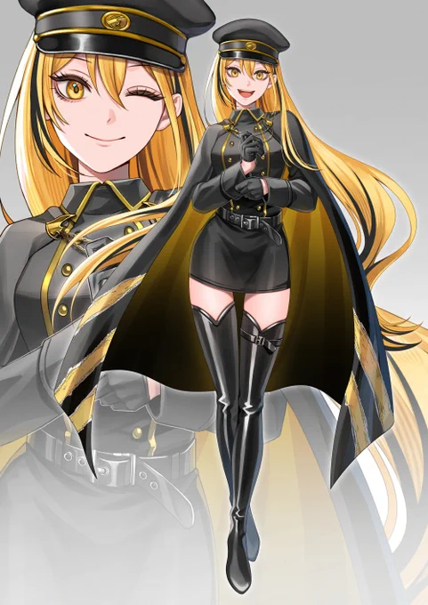 【お知らせ】エゼル・レイナさんの新衣装お仕立ていたしました!セクシーかっこいい軍服スタイル楽しかったです  