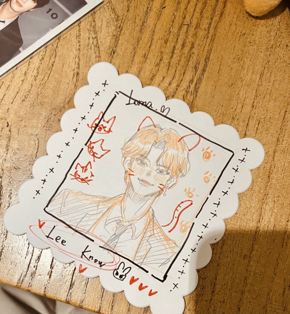 在周年应援cafe送给bestay们的小画!!拍了一些😘好久没在纸上画了,今天画了个爽✨✨ 