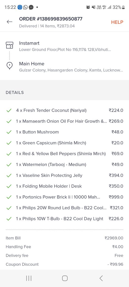 6493Haris's tweet photo. @Swiggy you have to be the worst app when it comes to local delivery and grievance addressing. 
You are professional thieves. 
1 power bank is missing and used vaseline has been sent. Your support team only knows how to say sorry that's it.
Pathetic service standards. https://t.co/kxyOtAZbO4