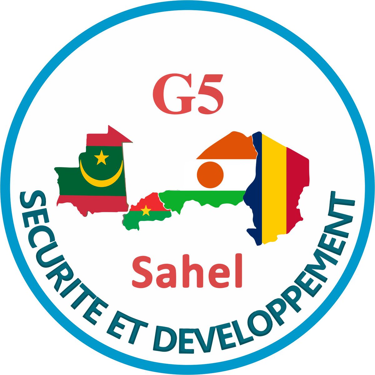 #G5sahel enlève le drapeau du #Mali des 5 pays qui l'organisent sur son #logo officiel.
#Sahel #Niger #Burkina #Mauritanie #Tchad 
@G5_Sahel_SE