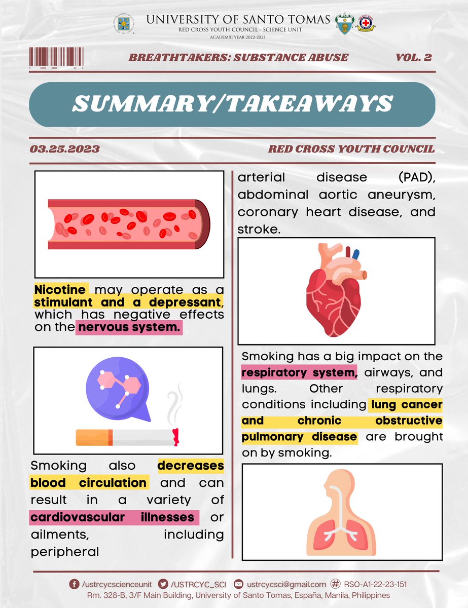 USTRCYC_SCI's tweet photo. 💬 As the saying goes, prevention 😷 is better than cure! 🏥

In RCYC, your health is our topmost priority. To keep our body 🧍🏻 in its optimal health, what preventive measures can we take to keep ourselves away from cigarettes🚬? Well, we got the answers just for you. 🫵 https://t.co/CmO2ocPFbT