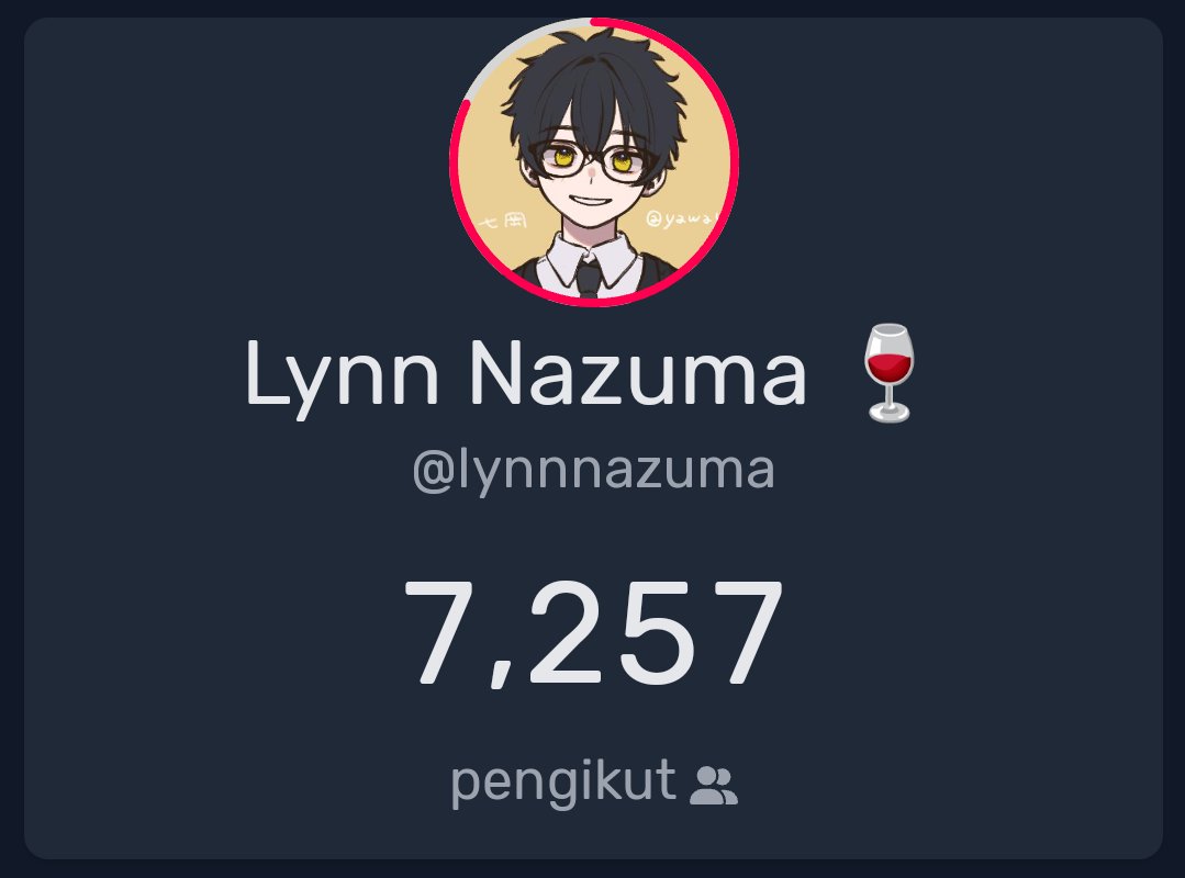 LynnNazuma's tweet photo. Uwoghh thanks Nazupolitan buat 7K followers nya!! Gak kerasa udah 3 bulan Lynn belum debut² di youtube wkwkwk. Tungguin ya~ https://t.co/8uiyCNKOv0