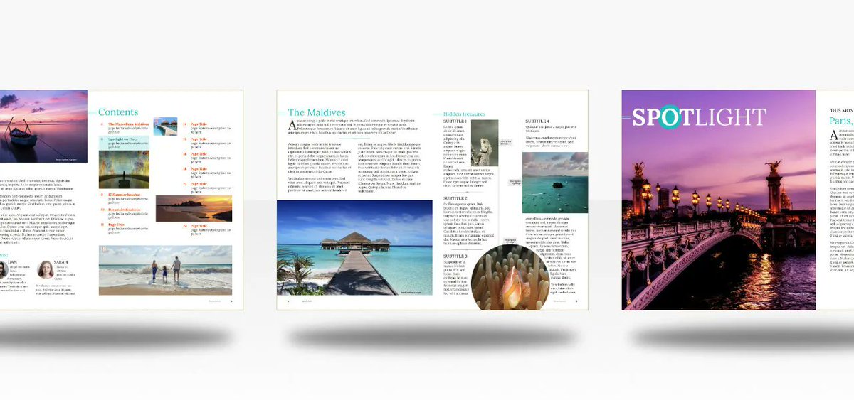 For anyone using the Affinity Publisher software, I have designed a ten-page travel style magazine for you to download and amend however you wish, and it's completely FREE 

Download the file here 👉 buff.ly/3nhr56j 

No sign-up or credit required!

#affinitypublisher