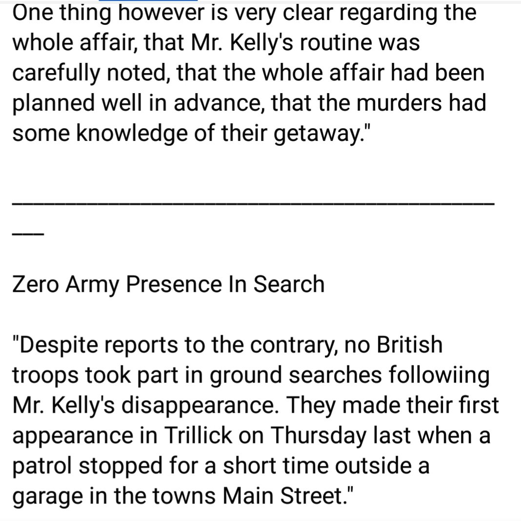 paddyjkelly's tweet image. &quot;Journalism is the first rough draft of history&quot; - Phillip L Graham

Excerpts from daily log by reporter Sean Hughes of Tyrone Democrat newspaper who reported extensively from Trillick in July 1974 following Cllr. Patsy Kelly&apos;s (my father) abduction.

#NeverGivingUp #TimeForTruth