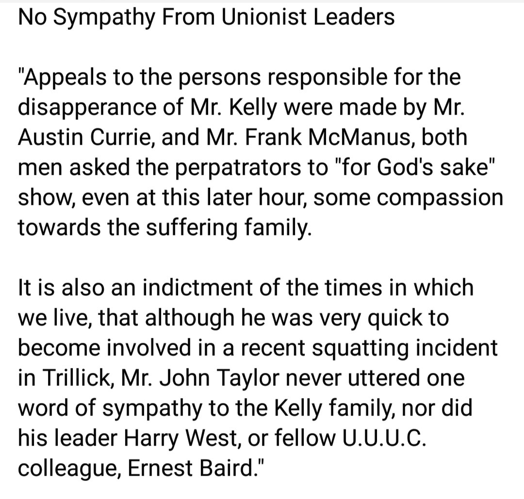 paddyjkelly's tweet image. &quot;Journalism is the first rough draft of history&quot; - Phillip L Graham

Excerpts from daily log by reporter Sean Hughes of Tyrone Democrat newspaper who reported extensively from Trillick in July 1974 following Cllr. Patsy Kelly&apos;s (my father) abduction.

#NeverGivingUp #TimeForTruth