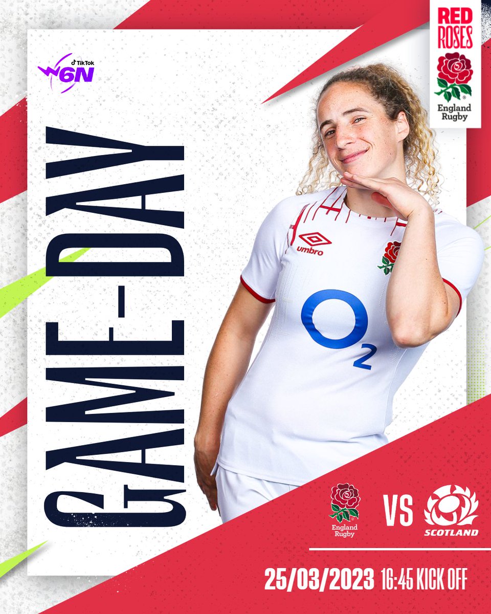 𝐈𝐭'𝐬 𝐆𝐀𝐌𝐄 𝐃𝐀𝐘!

#RedRoses | #ENGvSCO