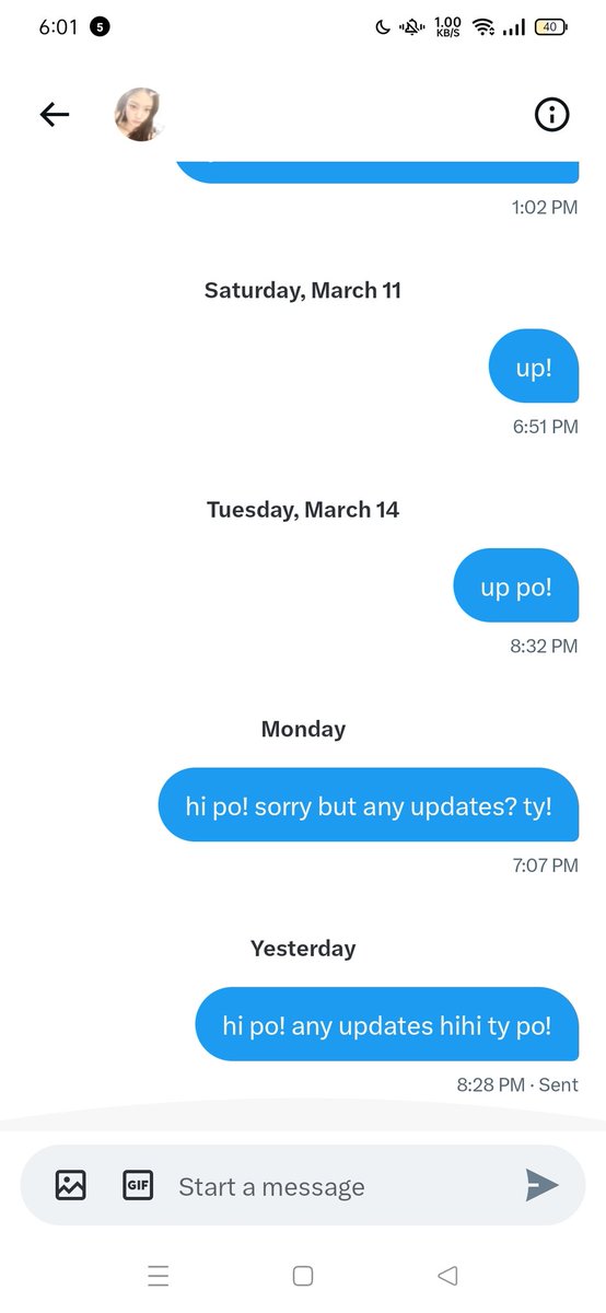 shuafilms_'s tweet photo. Posting awareness to @pinkybella111 ! unresponsive &amp; irresponsible seller !!

Will not delete this until you respond and give proper updates to you buyers! 

gcash nb: 09065189019 https://t.co/bmncnHV6LQ