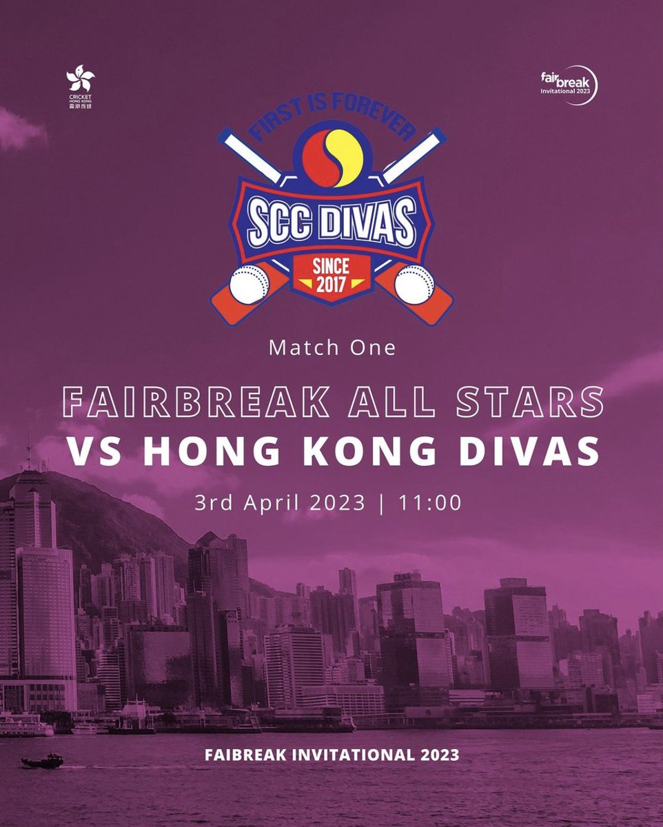 cricexec's tweet photo. .@CricketHK🇭🇰: Inspirational Divas to open up FairBreak Invitational against All-Stars

➡️https://t.co/hG5pVMjKvH

@fairbreakglobal @joylovino081190 #HKProud #CricketHK #FBI2023 #WomensCricket https://t.co/Oz51VVBzjm