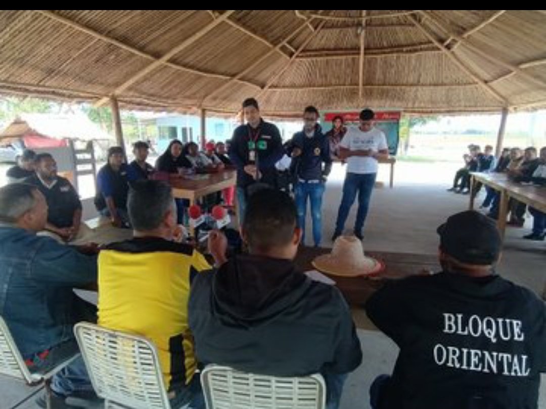 En rueda de prensa desde <a href="/MonagasMRT_/">MonagasRebeldeMRT</a> <a href="/Tupa_Esteban/">Esteban Fernández</a>
Sec. Nal. de Organización indicó:
“La tarea es avanzar y afianzar el trabajo de producción popular, aportando al gran esfuerzo que viene realizando el Presidente <a href="/NicolasMaduro/">Nicolás Maduro</a>”
#GiraOrientalMRT2023
#VenezuelaContraLaCorrupcción