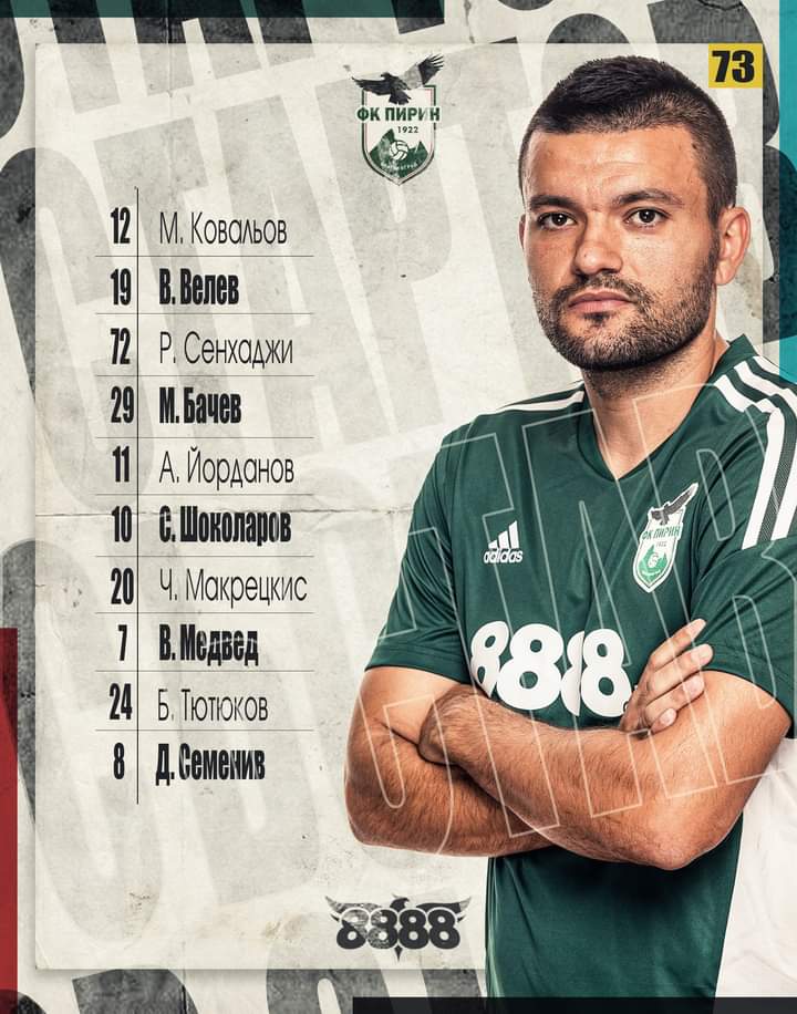 Стартов състав за контролата с Витоша (Бистрица)
▶️13.00 
🟢Рилци