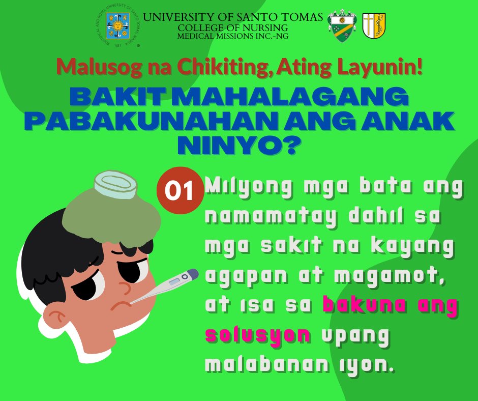 ustmminursing's tweet photo. Mabuhay mga magulang, kabataan, at mga ka-MMIssioners! 
Bilang kasangga ng mga magulang at mga bata sa pagpapanatiling malusog ang pangangatawan at kalusugan ng mga kabataan, narito ang MMI-NG, handog ang programang, + https://t.co/Gr1QIbhaeC