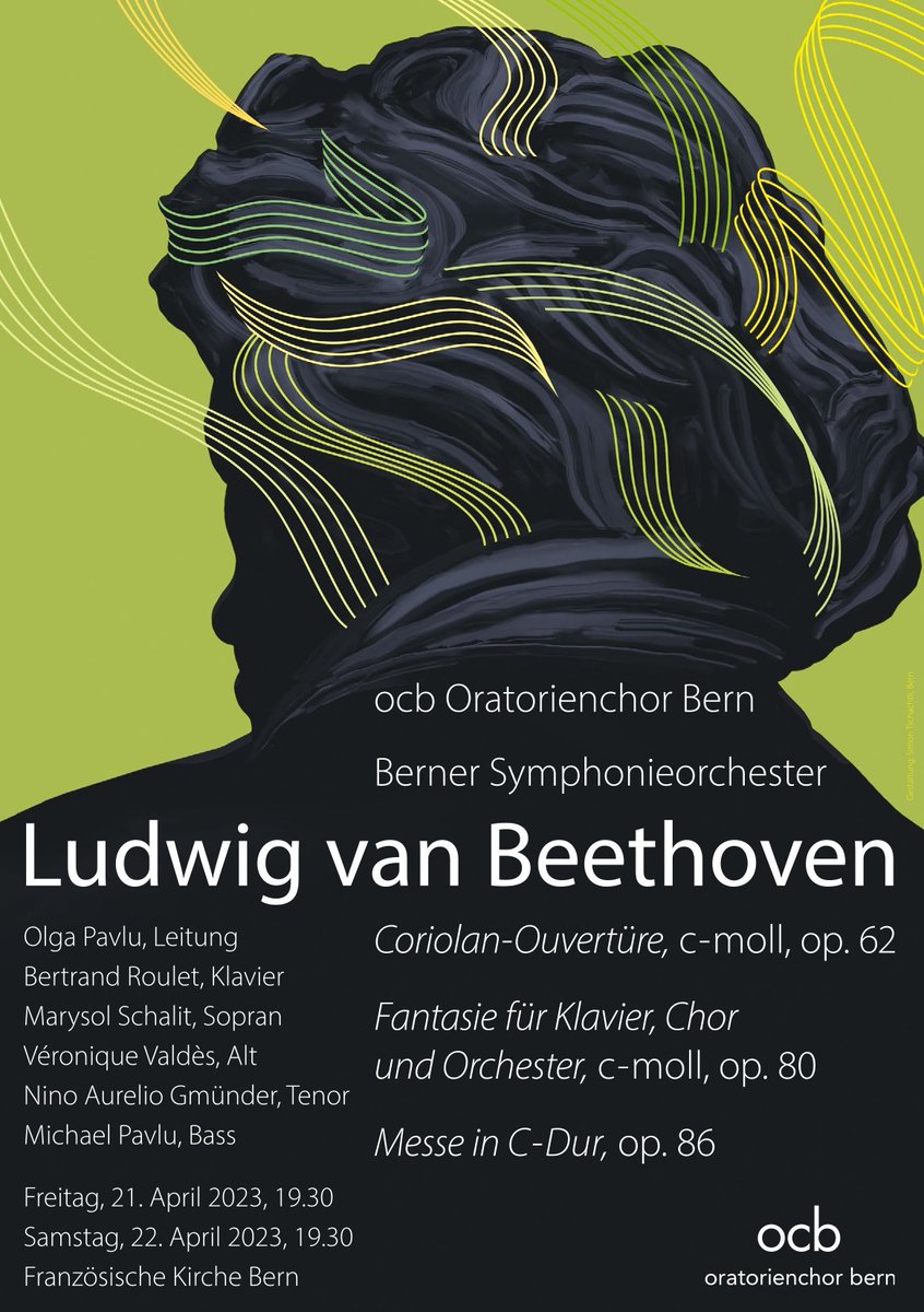 oratorienchorbe's tweet photo. Samstag, 22. April 2023, 19:30 Uhr in der französischen Kirche Bern
Hier geht's zu den Tickets:
https://t.co/s6DonWG0dQ
Jetzt buchen! https://t.co/sVXpOtyc04