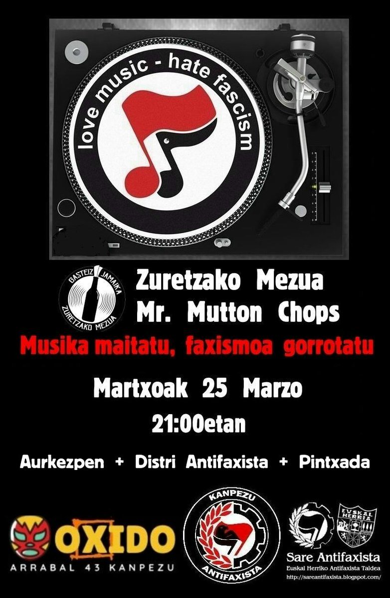 Antifaxismoa's tweet image. Gaur / Hoy
Martxoak  25  Marzo

#Kanpezu #Araba 
#ArabakoMendialdea #MontañaAlavesa
@Mendialdea_info @Antifaxismoa