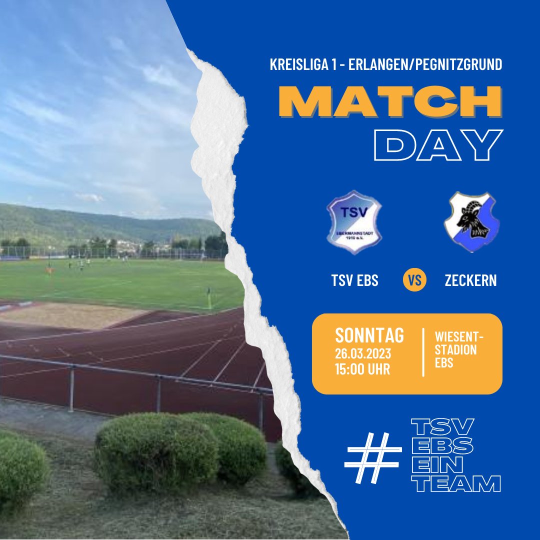 TSV_Ebs_Fan's tweet photo. Spieltag 19 in der Kreisliga.
Ein durchaus schweres Heimspiel steht heute für den TSV an.
Also alle unterstützen und auf ins #Wiesentstadion.
#EbsZeck #TSVEbs #Heimspiel https://t.co/d2mUfukopu