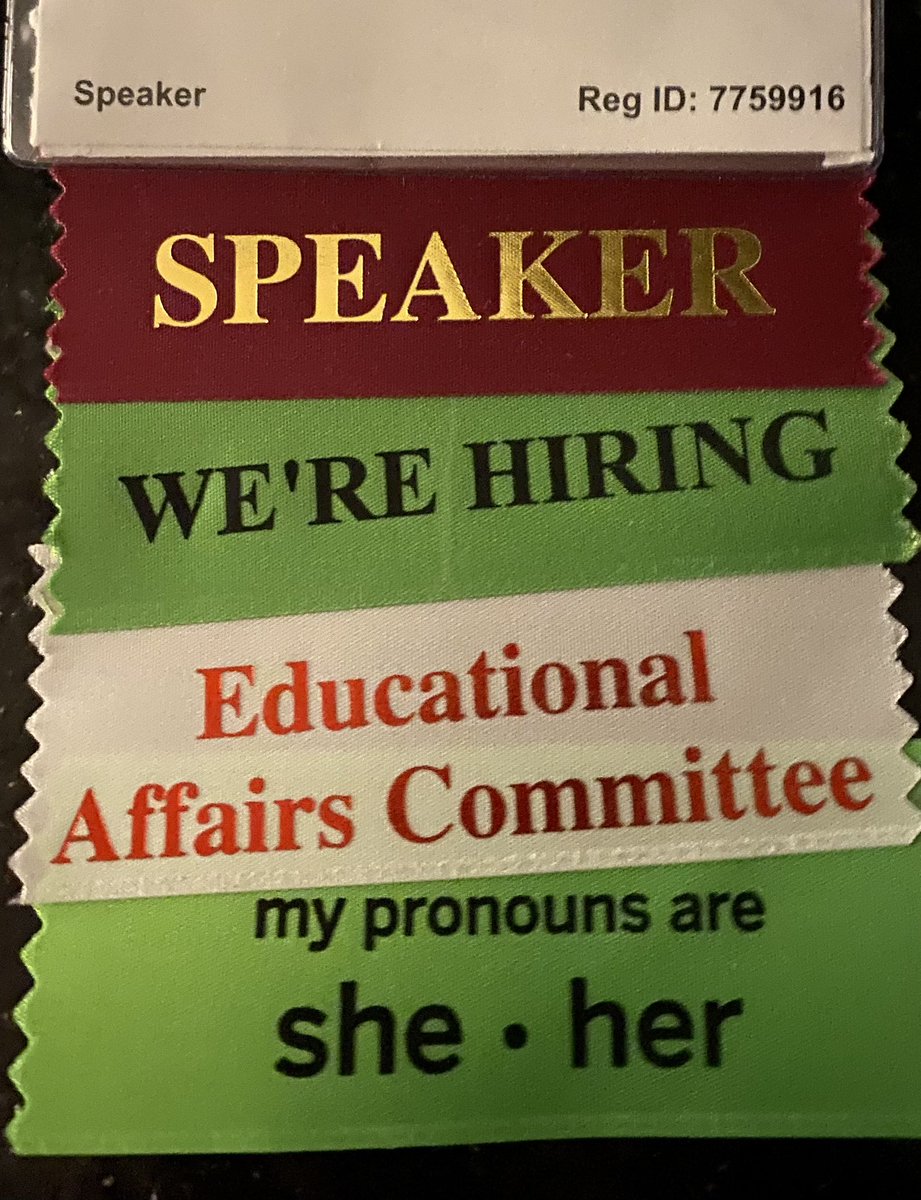So yes I love badge banners but look closely- we will be hiring very soon at University Toledo College of Medicine and Life Sciences for an Assistant Professor in anatomy. Interested, find me at #anatomy23 <a href="/AnatomyOrg/">American Association for Anatomy</a> #AnatomyConnected23