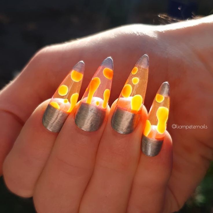 Al3xandrat's tweet image. I love hate these 🤣
#Lavalamp #nails