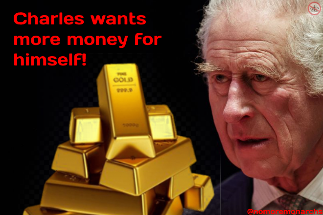 nomoremonarchs's tweet photo. Spinning selfishness into PR shine?
"King" Charles Windsor says he's "cost-cutting", and the press is eagerly printing his #royalpropaganda. But the public won't benefit. Any savings will go straight into his own pockets!
#GreedyWindsors #PRfakery #notworthit #NotMyKing https://t.co/ntro64Va5h