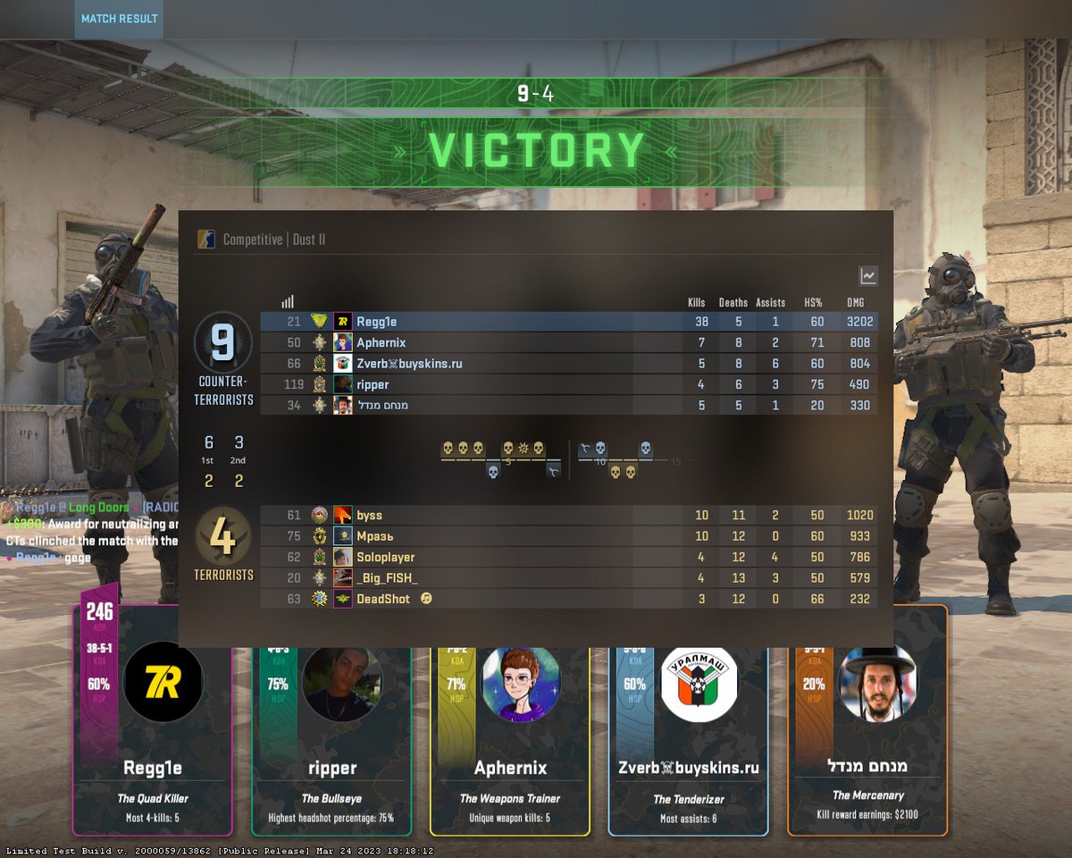 Thanks <a href="/CounterStrike/">CS2</a> for the BETA key.
This new bot system is real smooth, they actually look and move like real people, well done 👏👏