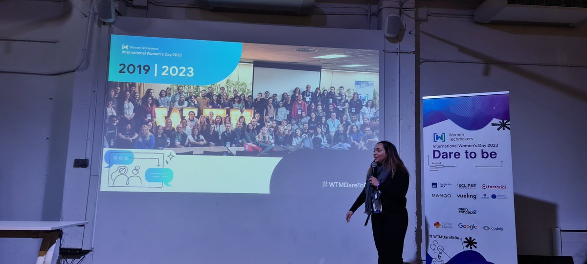Meryl361's tweet photo. Starting #IWD2023 in Barcelona.
A lot of speakers and the support from different companies.
Maybe we can attend another event abroad with the help of @Vueling 😋
#WTMBcn23 https://t.co/9bFTnxIiCC