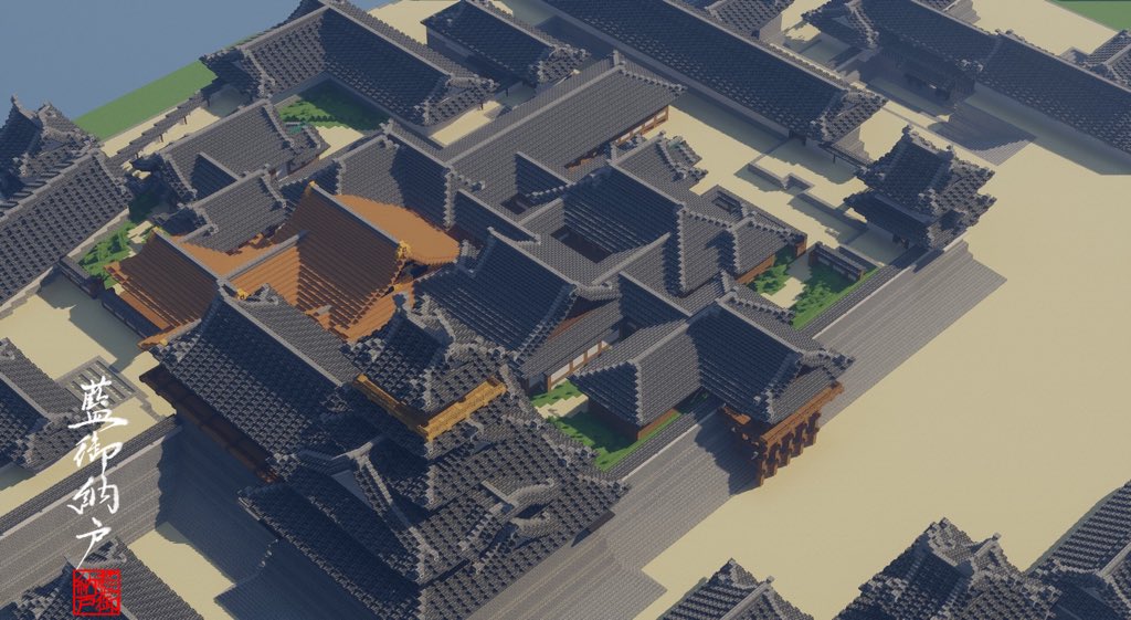 aionand_cha's tweet photo. 近世城郭

#Minecraft  #和風建築　#城 https://t.co/lQwesM9gg0