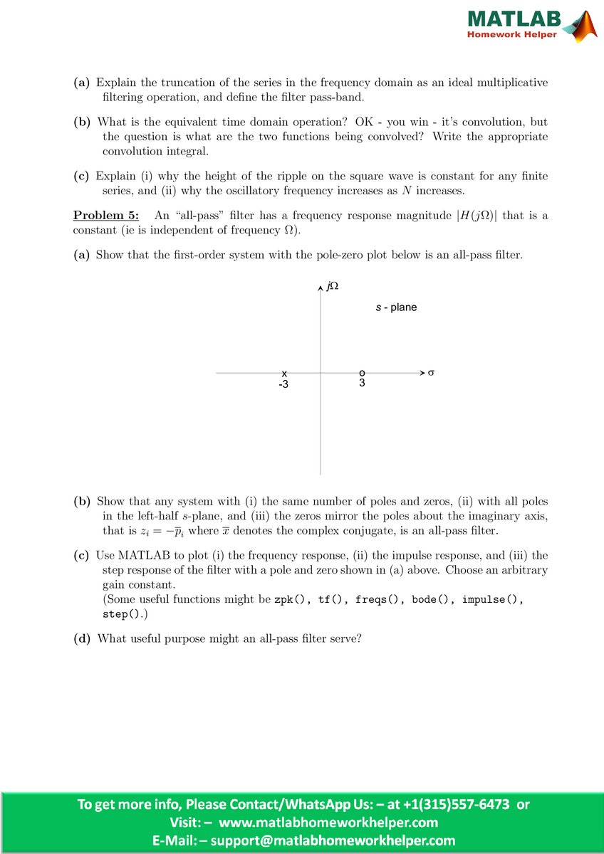 matlabhwhelper's tweet image. Our experts will guide you to write your MATLAB homework. They are available 24x7 to help you. They always provide error-free and easy-to-understand solutions.
Visit:- bit.ly/3bjMqGB

#education #matlabhomeworkhelp #students #studytips #writemymatlabhomework #university