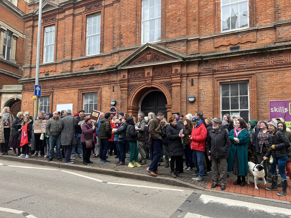 lizmcshane's tweet photo. Great turnout to save Folkestone library. Shame on @Kent_cc #SaveFolkestoneLibrary https://t.co/dIDQU2dWhL