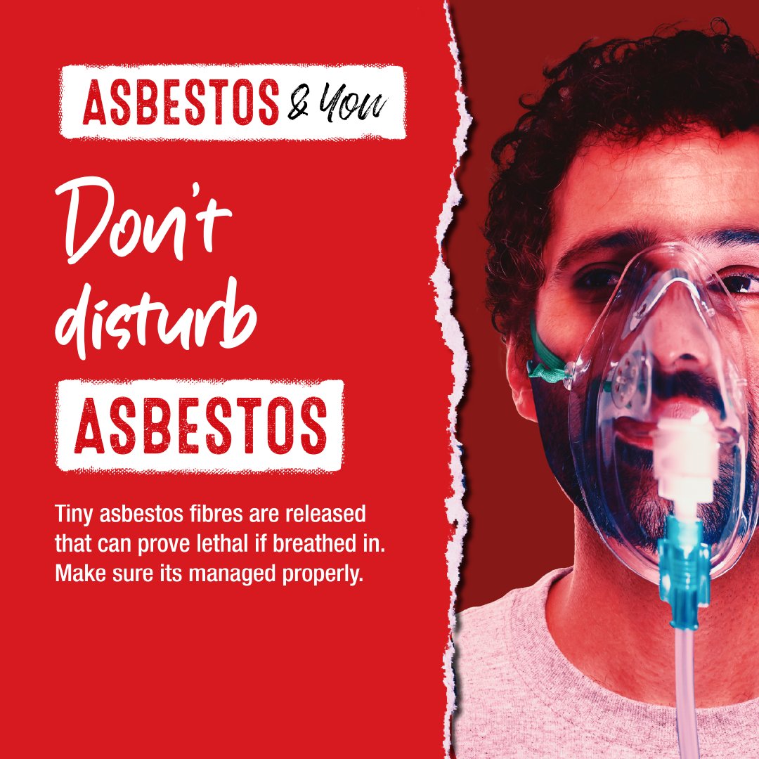 TopazSafety's tweet photo. We are supporting Asbestos &amp; You, a new campaign launched by @H_S_E to raise awareness of the dangers of asbestos that tradespeople continue face today. Visit https://t.co/tDfxiySf8L https://t.co/f6qNHBaBZT