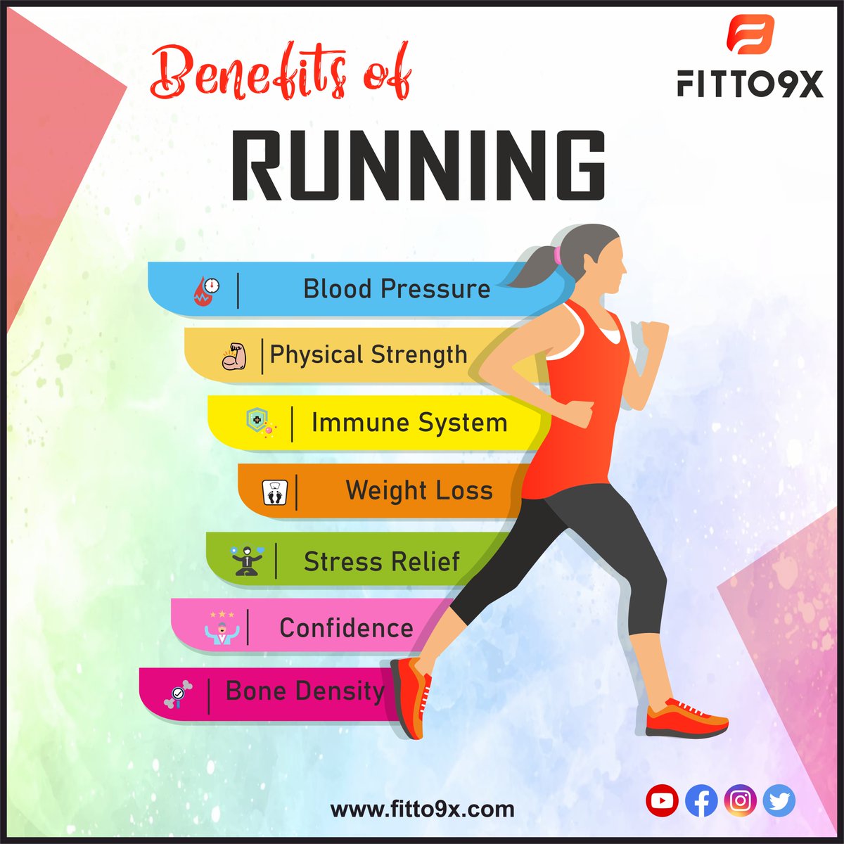 FITTO9X's tweet photo. Running is an excellent form of exercise that offers numerous benefits for both physical and mental health.

#running #run #runner #fitness #runningmotivation #runnersofinstagram #runners #instarunners #training #trailrunning #sport #workout #motivation #runhappy #marathon https://t.co/5MBSjA1qQq