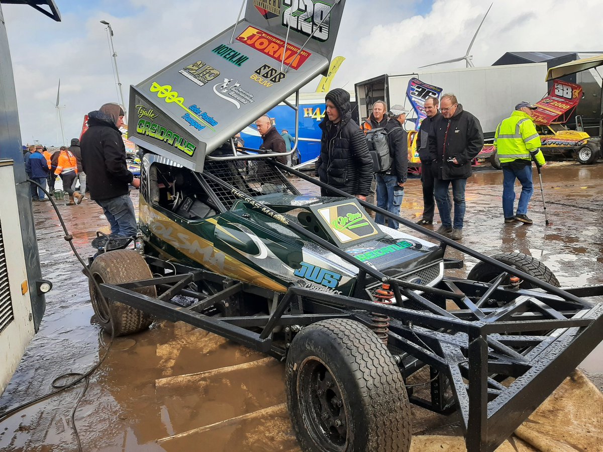 RoukevdM's tweet photo. 229 Tsjalle Greidanus 2023 livery! #silverroof #speedwayemmen https://t.co/MFBghtHShT