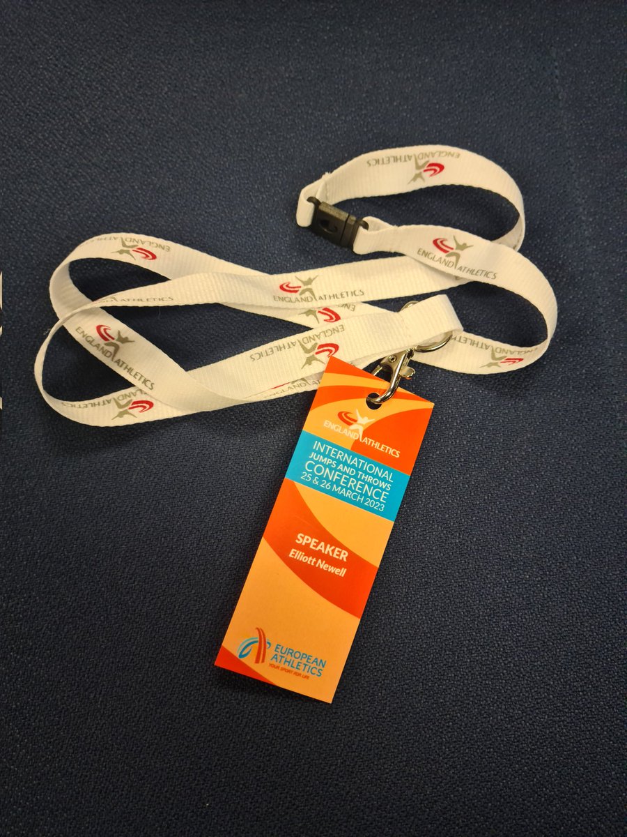 Thrilled to be here supporting <a href="/EnglandAthletic/">England Athletics</a> at their International Jumps and Throws Conference.

Lots of great learning to be had over the next 2 days. 

 #JTConf23
