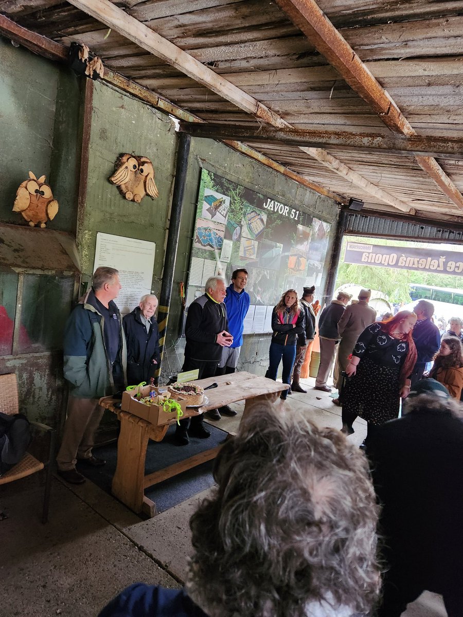 wwhopper's tweet photo. Covering my first Czech 🇨🇿  press conference at a nuclear bunker with #garypowers at the Atom Museum @CHA_Tours https://t.co/qpeyvn5CRs