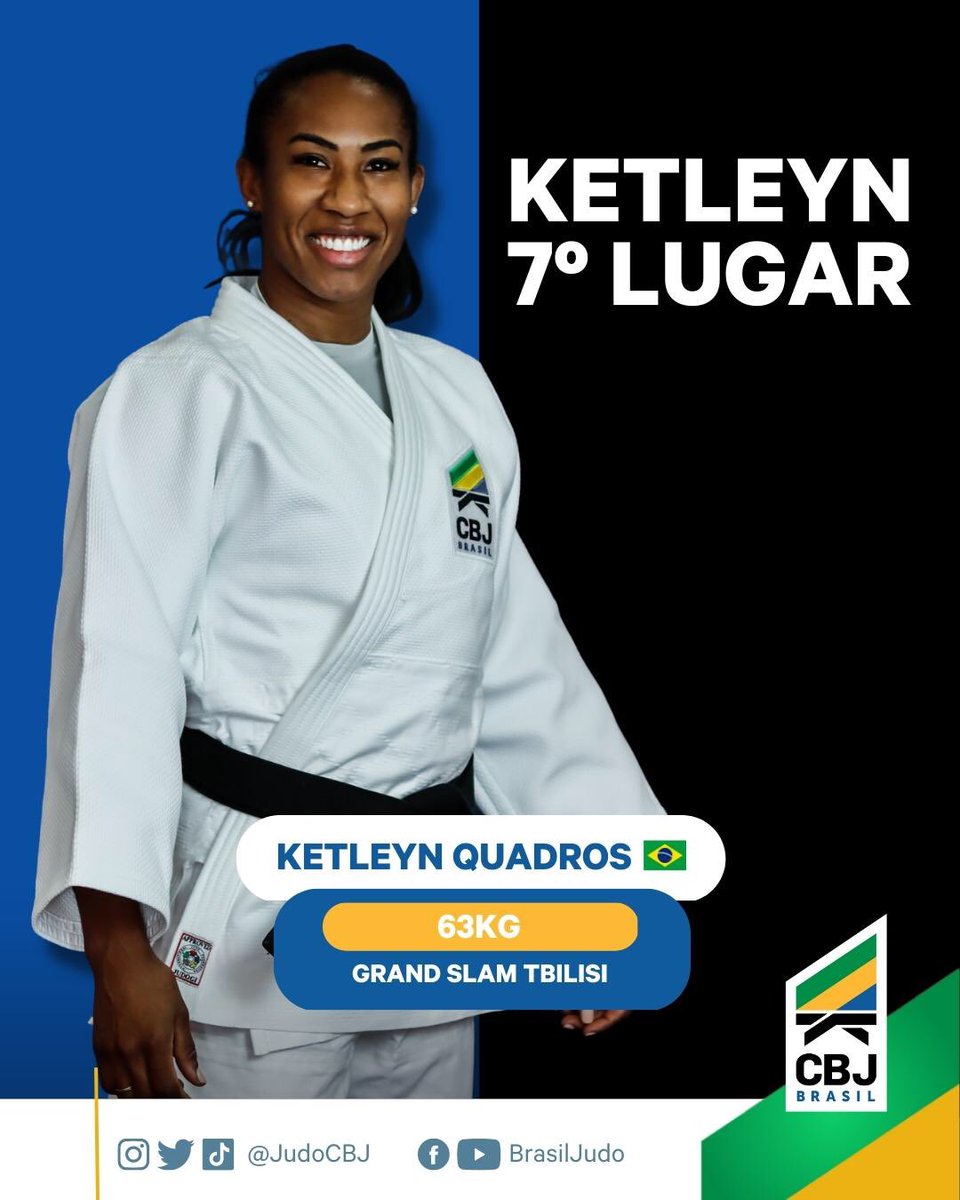 Em confronto pegado na repescagem, Ketleyn Quadros (63kg) acumula três shidos contra Inbal Shemesh 🇮🇱 e termina o #JudoTbilisi em 7° lugar

Valeu, Kekynha! 💚💛