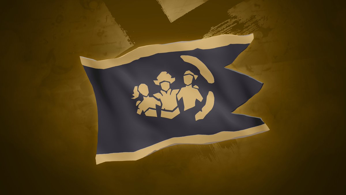 SeaOfThieves's tweet photo. 🏴‍☠️ Community Emissary Grade Two achieved 🏴‍☠️

Your #SoTAnniversaryPromo proclamations are being heard far and wide, so keep them coming – more noise means more rewards! Grab your speaking trumpet, clear your throat and shout like you want more gold. You might just get it... https://t.co/hUFyFcHIFk