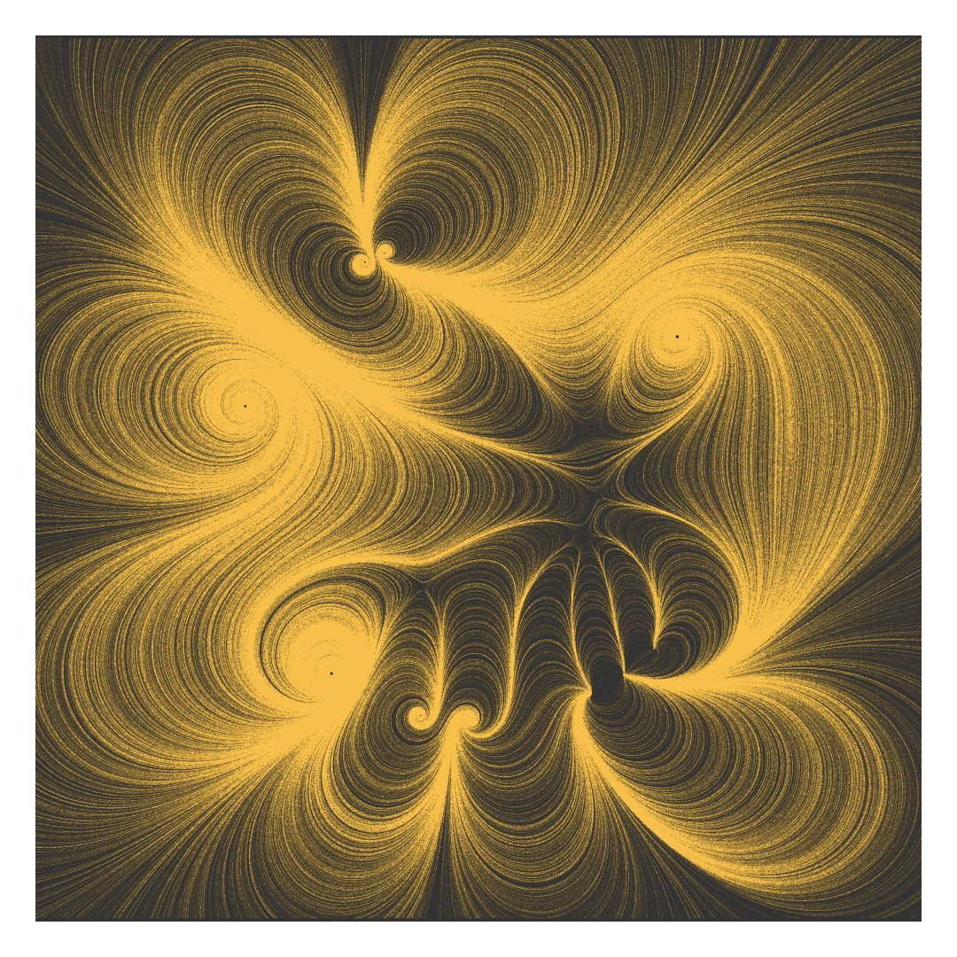 imagineazhar's tweet image. The beauty of math in motion! 🌪️
Here&apos;s another iteration of the flow fields.

#mathart #FlowFields #MathInMotion