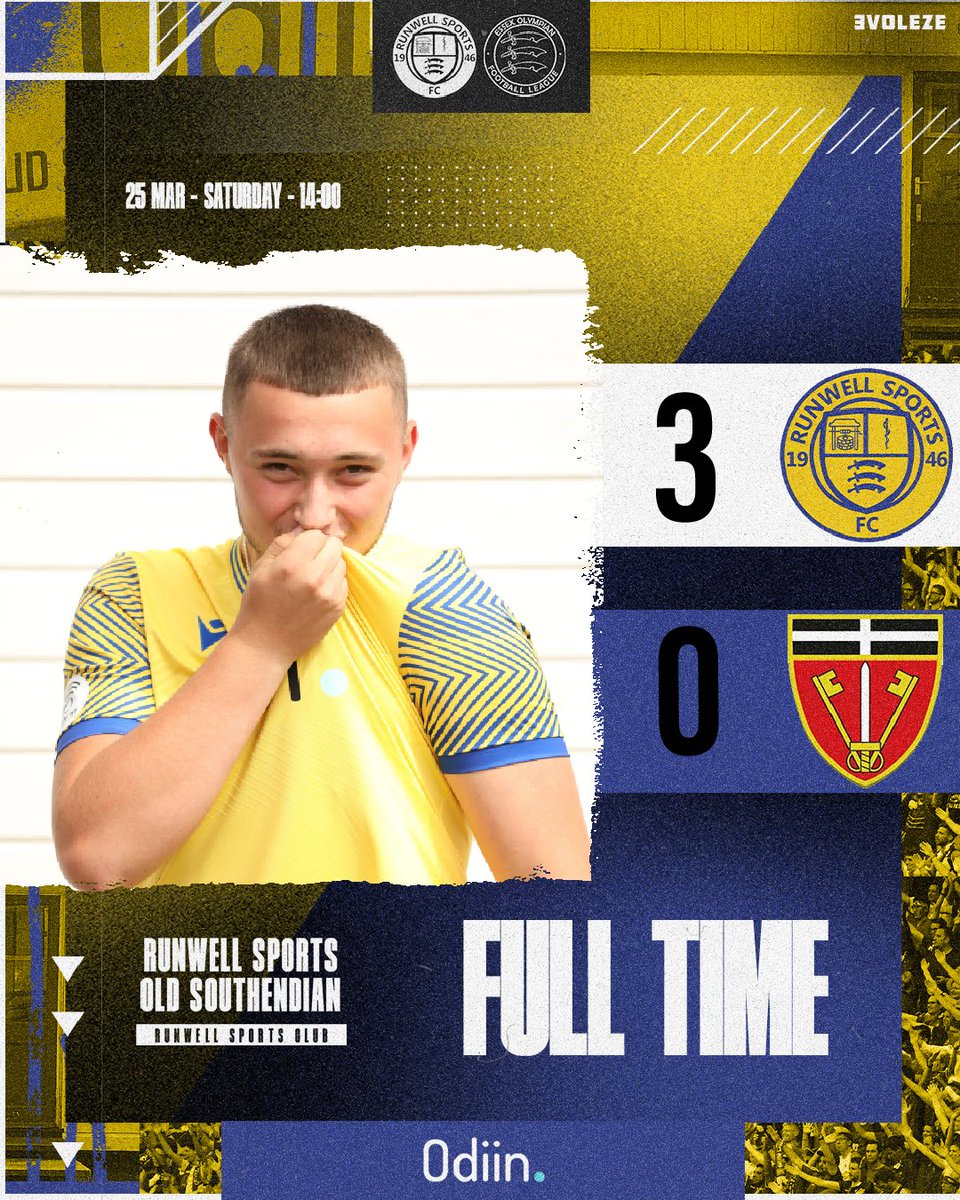 RunwellsportsFc's tweet photo. Another 3 points 💛💙 https://t.co/5N2WTu92LO