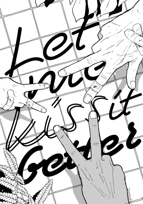 「Let me kiss it better」全12p 1/3
ノア休展示のテンニンカ、エリジウム、ソーンズの漫画です。ソーンズの特殊な素質を思いながら。 