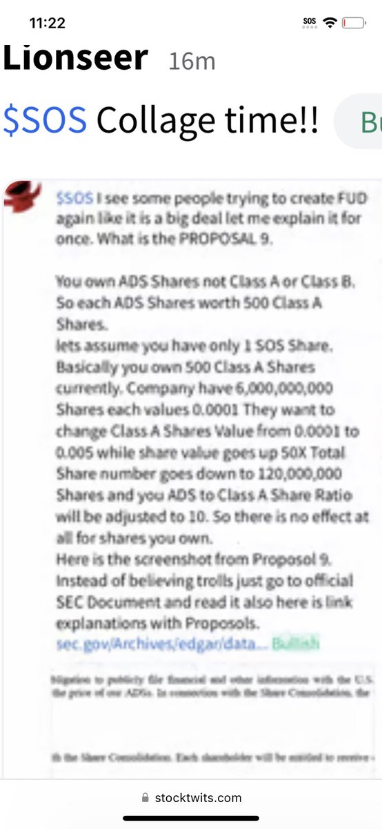ApeCrusader09's tweet image. Saw this…. Make sense to you? $sos #NAKEDSHORTSYEAH